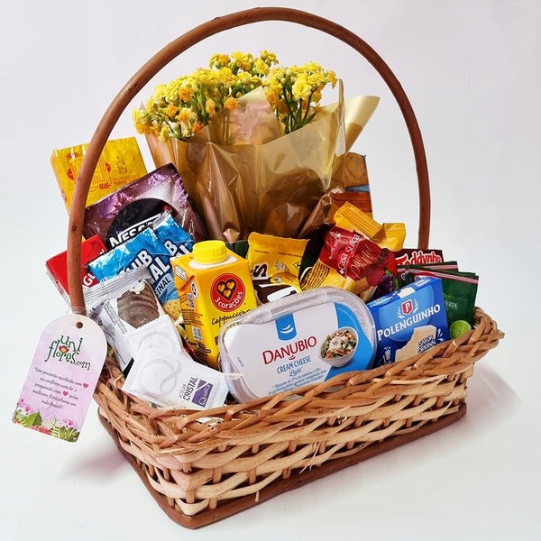 Cesta de Café com Flores Bom Dia para Você! - Image 2